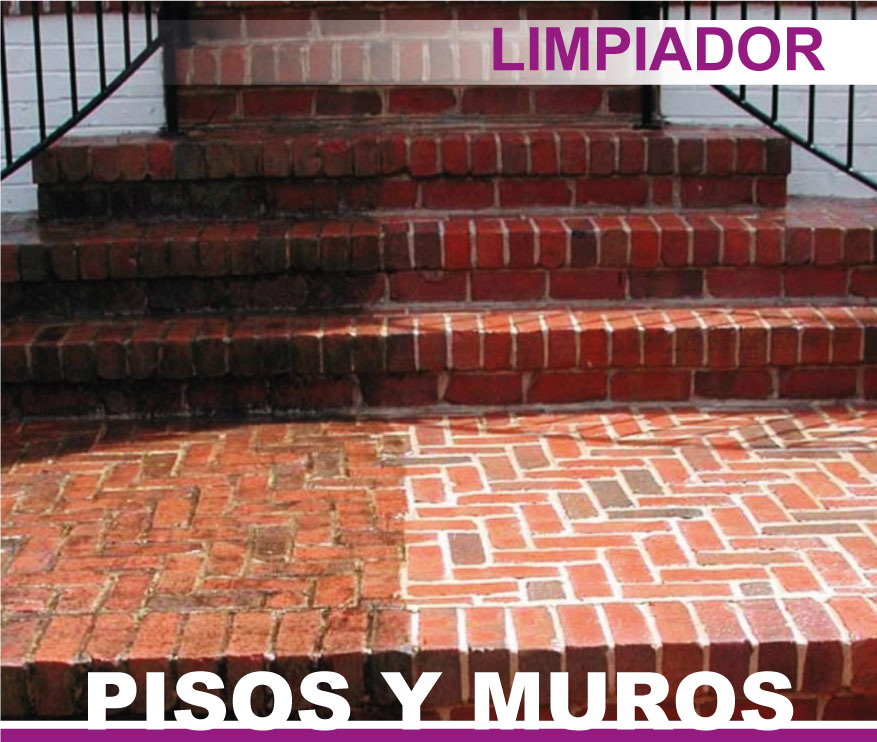 Limpiador de Pisos, Muros, quita Cemento, Cal, Salitre, Moho