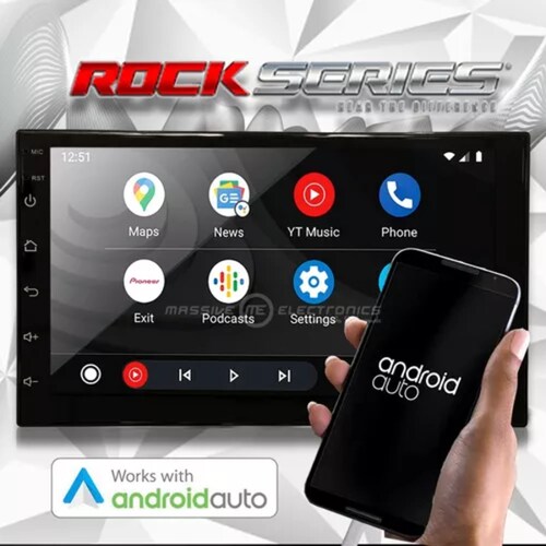Autoestereo Pantalla Rock Series Rks-a711ac Carplay Android