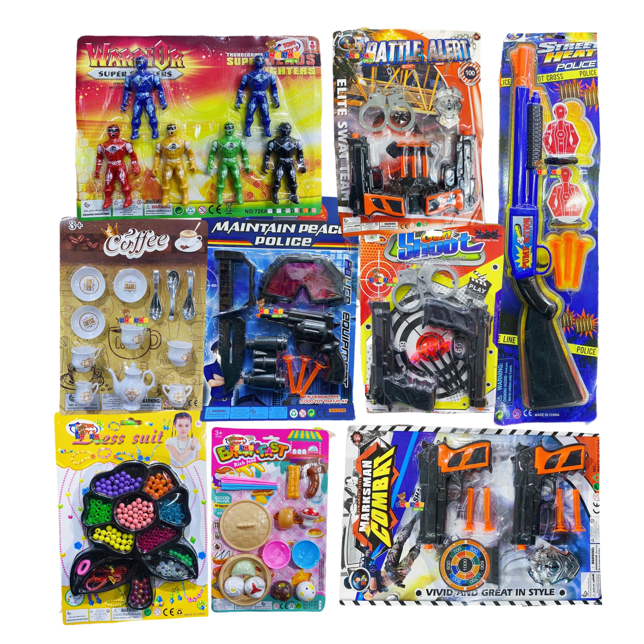 Paquete 10 Juguetes Económicos Niño Y Niña Premium