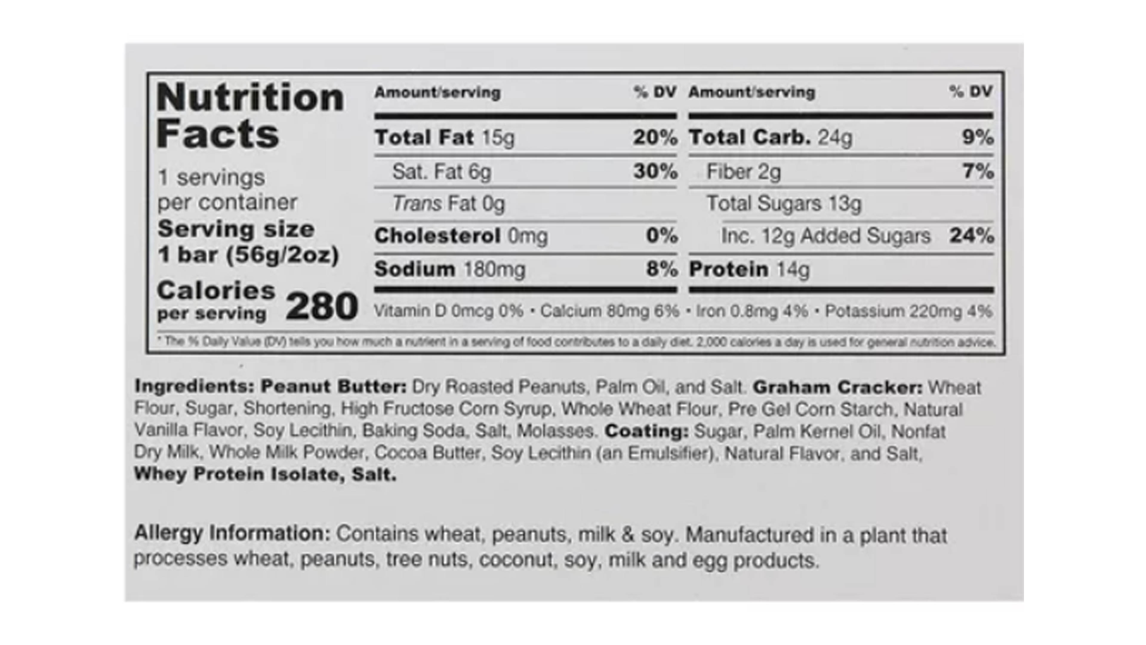 Barras de Proteina Muscle Sandwich Sabor Vainilla 12 Pack