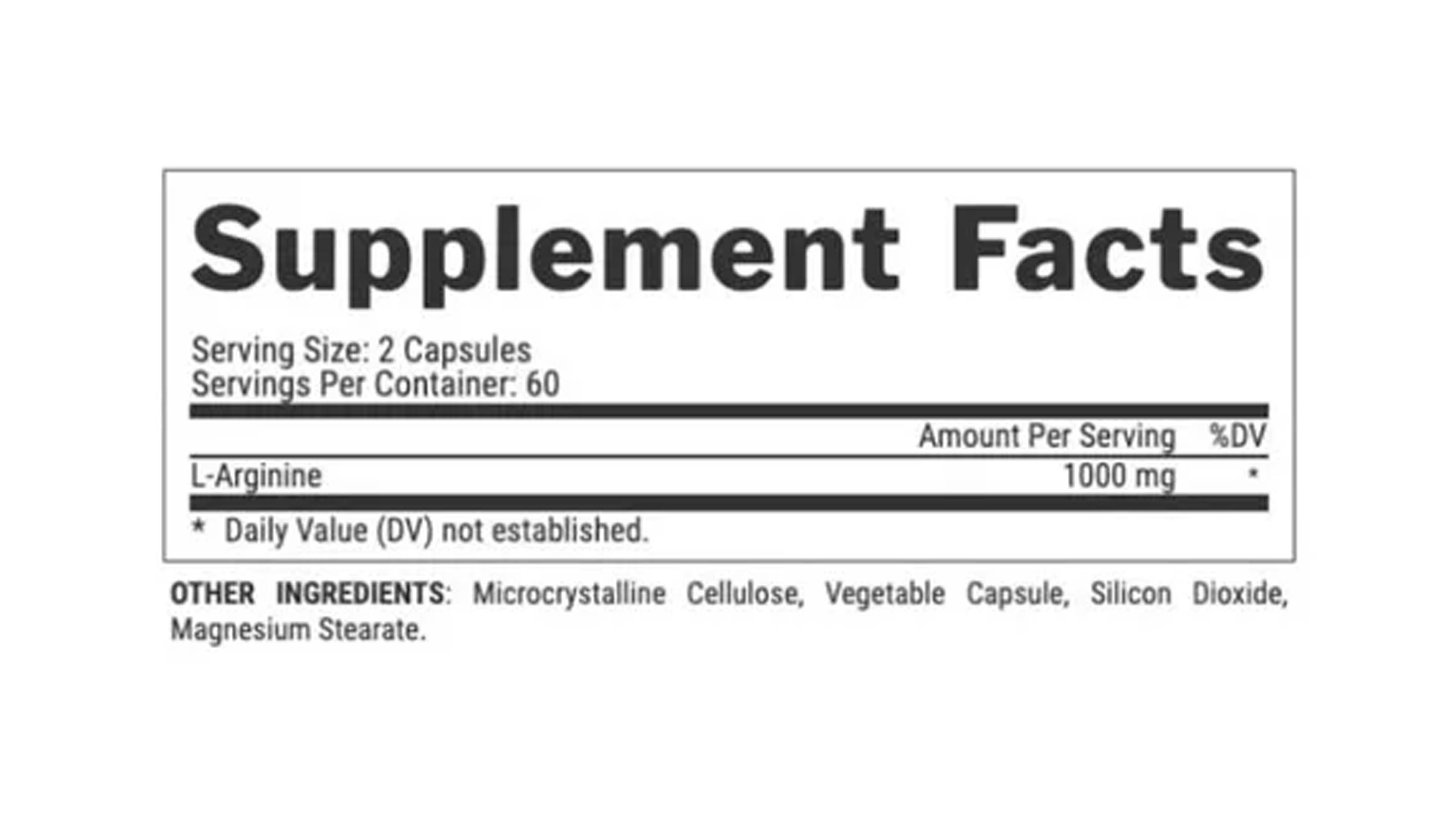 Arginina Nutrex L Arginine 1000 Mg 120 Caps Oxido Nitrico Original 