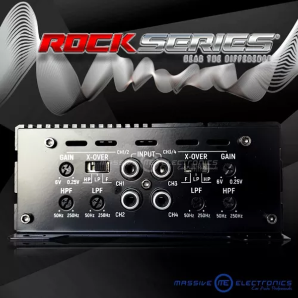 Amplificador Mini Rock Series Rks-r1000.4dm 4 Canales 2200w