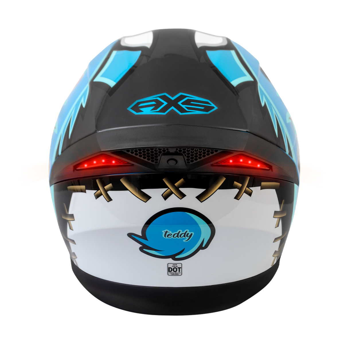 Casco AXS certificado  TEDDY azul L