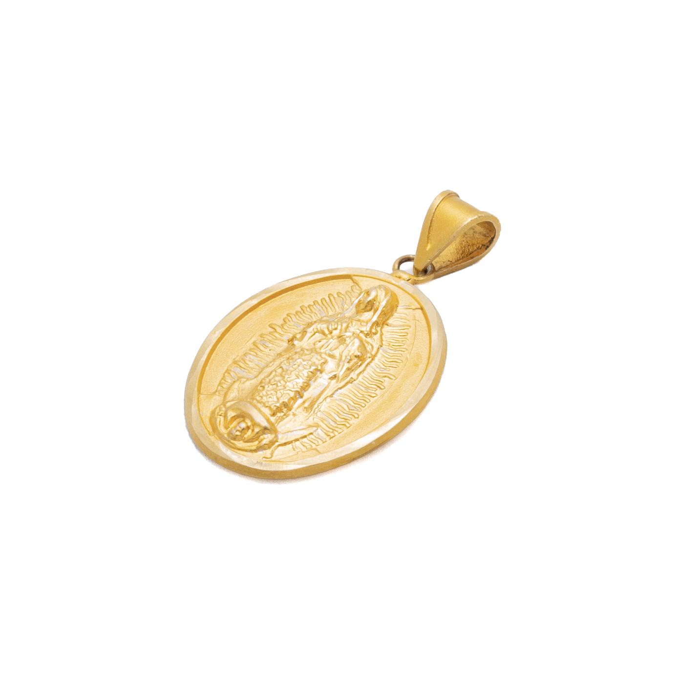 Medalla Virgen de Guadalupe Oro 14 Kilates.