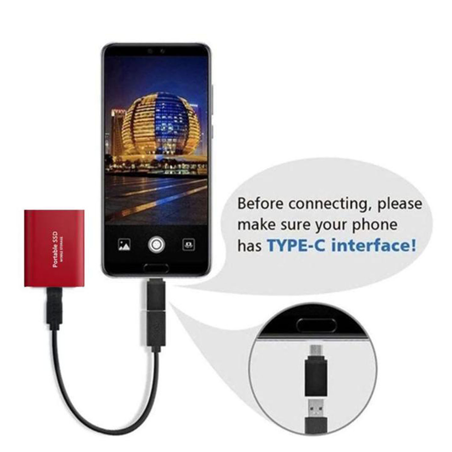 Disco Duro SSD Portátil Externo , MXMDD-002-5, 4TB, Rojo, 30 MB/s, 37 MB/s, USB-A, USB-C,, SolidMiniDisc