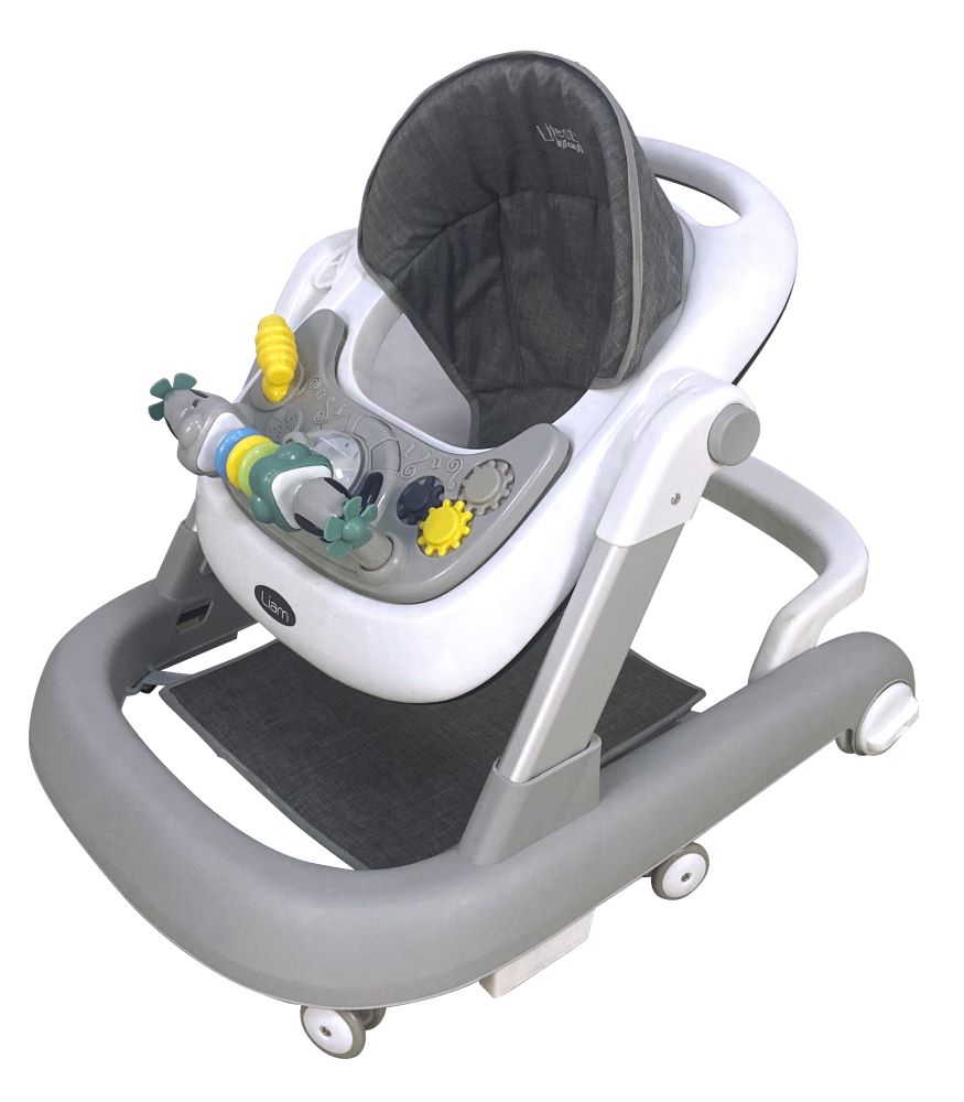 Andadera Para Bebé 3 en 1 Liam Gris Lifestyle By Infanti