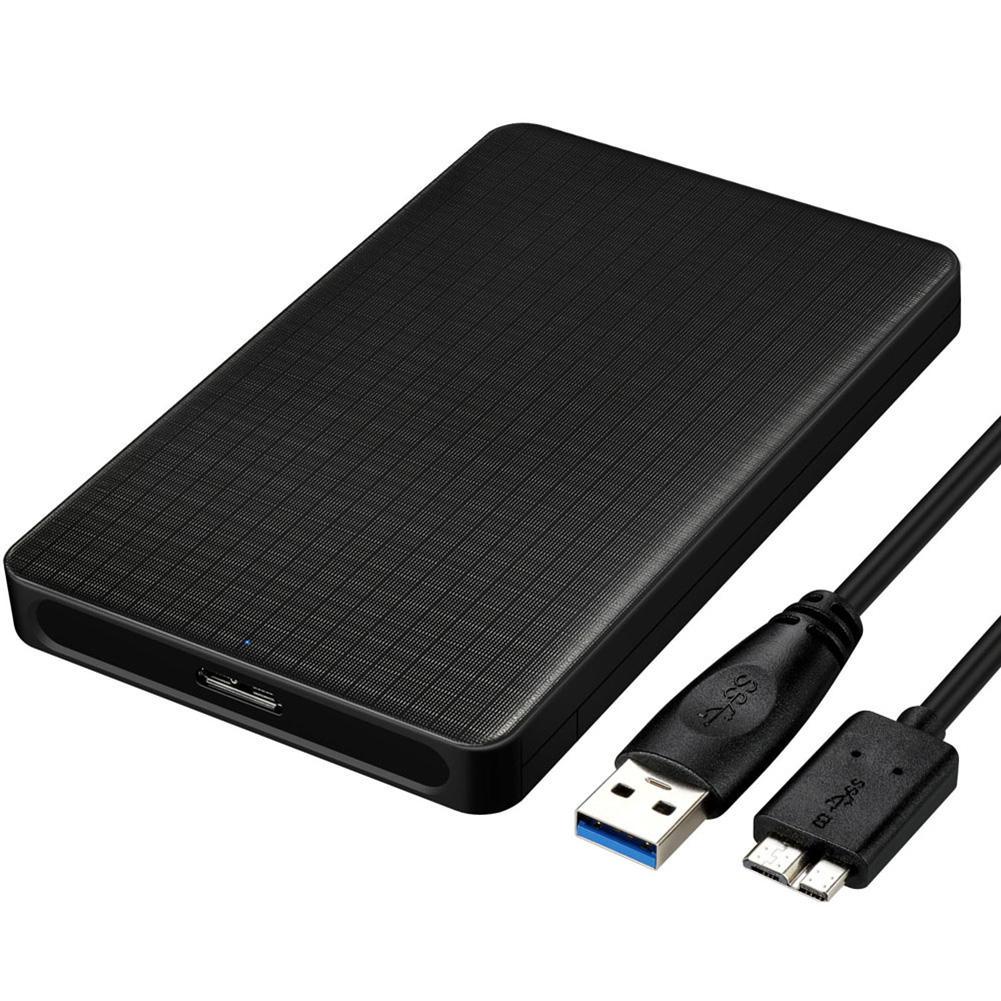 Carcasa Case Disco Duro Externo HDD 2.5 Pulgadas Micro USB 3.0 Negro