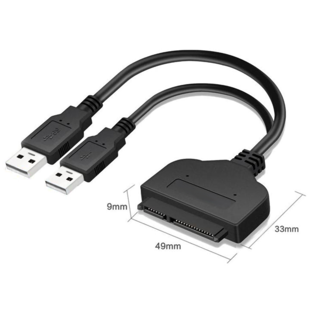 Cable Convertidor Adaptador USB 2.0 a SATA