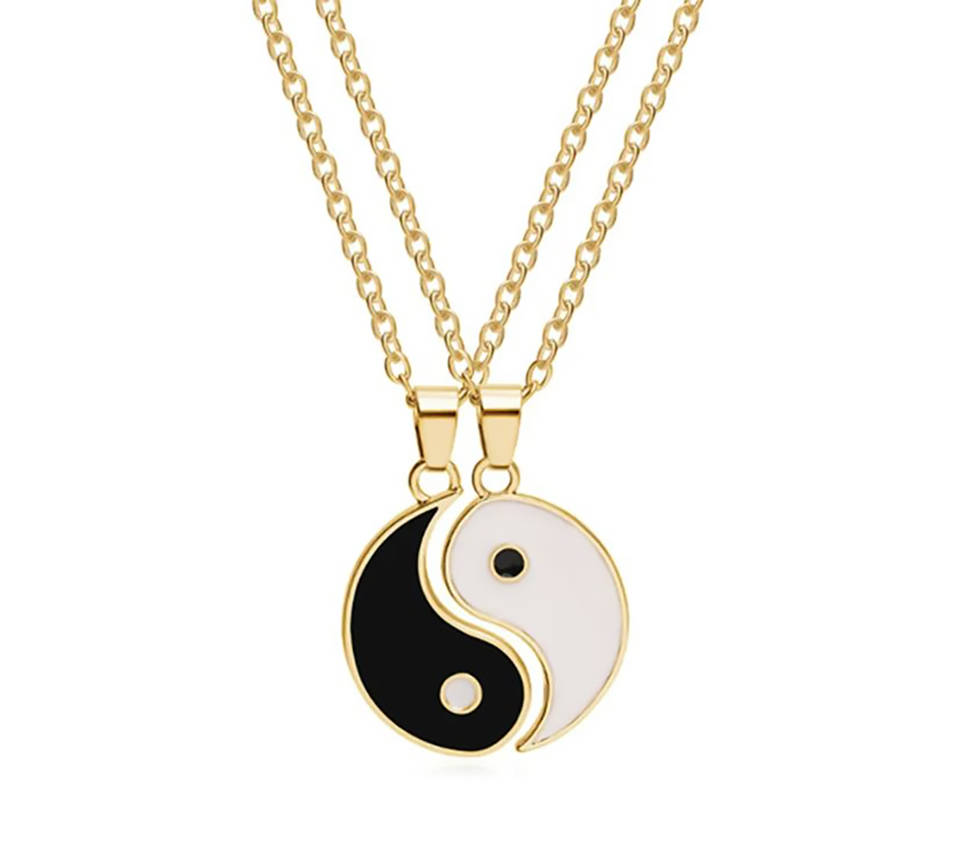 Juego de Collar y Pulsera Yin Yang, Pulseras de Cordón Ajustables, Colgantes de Yin Yang para Pareas. Excelente regalo Navidad, Novios, Dia de la Madre, San Valentin, Aniversario