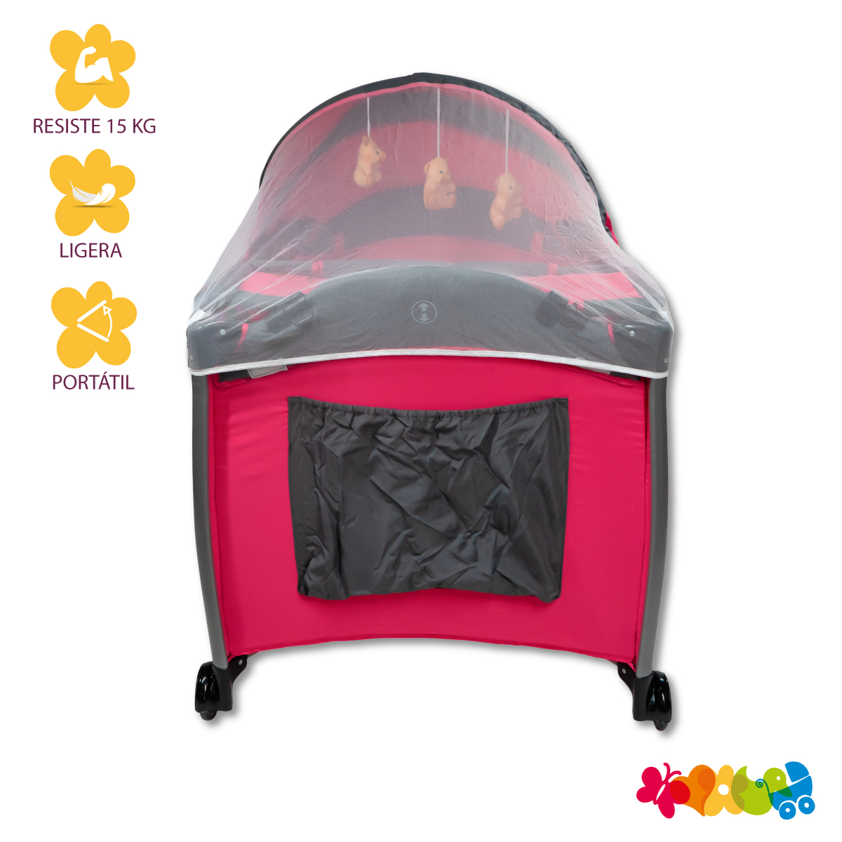 Cuna Corral Para Bebé Trendy Kids K800 Mini Plegable