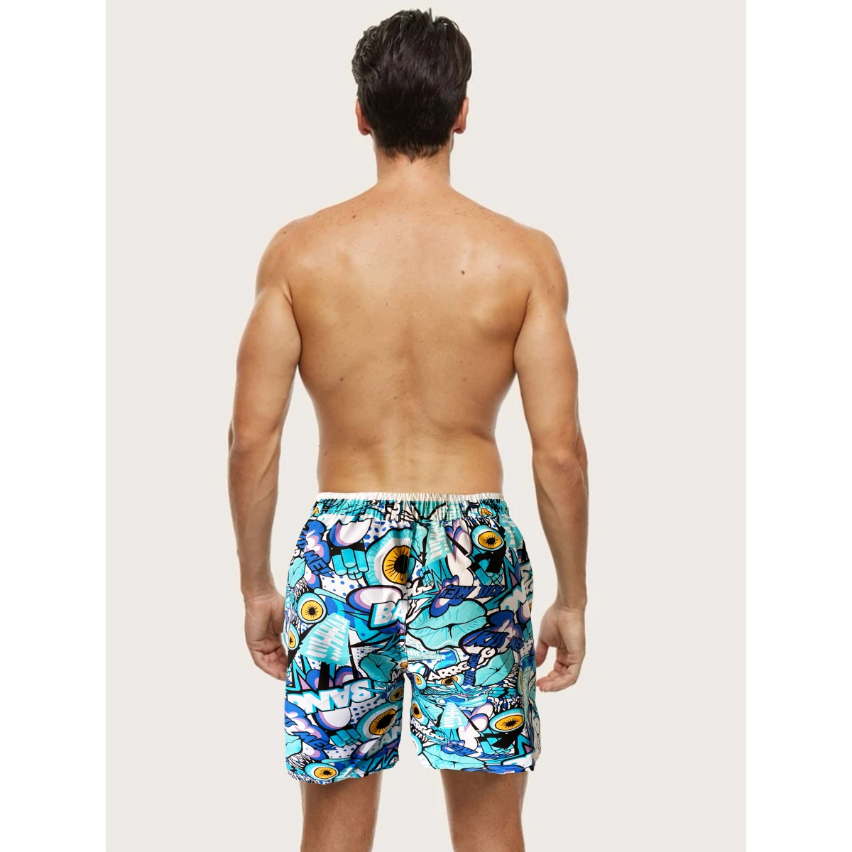 Conjunto 2 Pza Short De Verano Hombre Y Mujer Traje De Baño D23