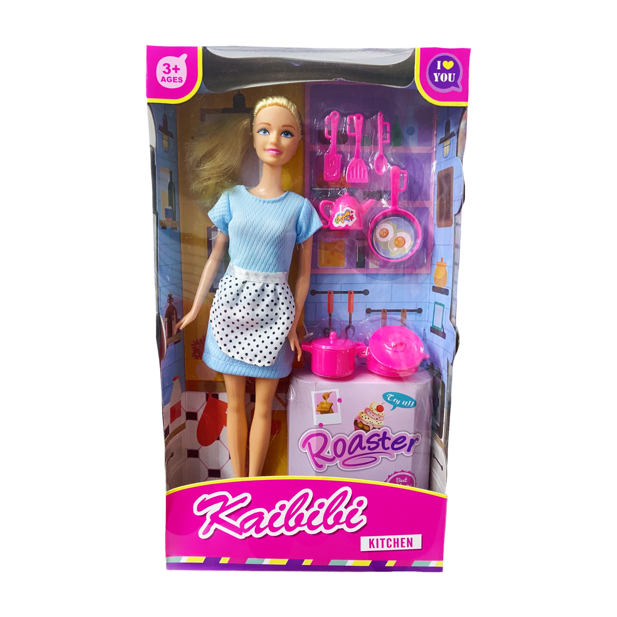 Muñeca Chef Cocina De Juguete Con Accesorios Kailili