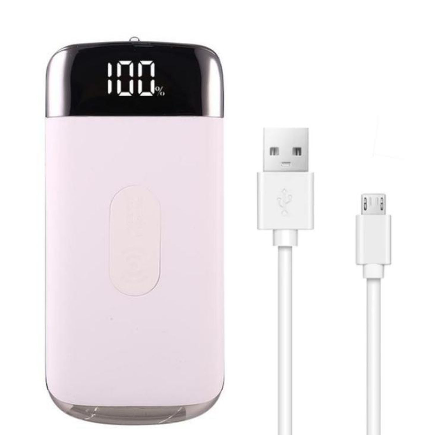 Cargador Inalámbrico Qi Bullet MXQBL-003-1 30000mA Rosa Salida Qi inalámbrica 1xUSB 3,0 1xUSB 1,0 Entrada Cable USB incluido Qi Bullet