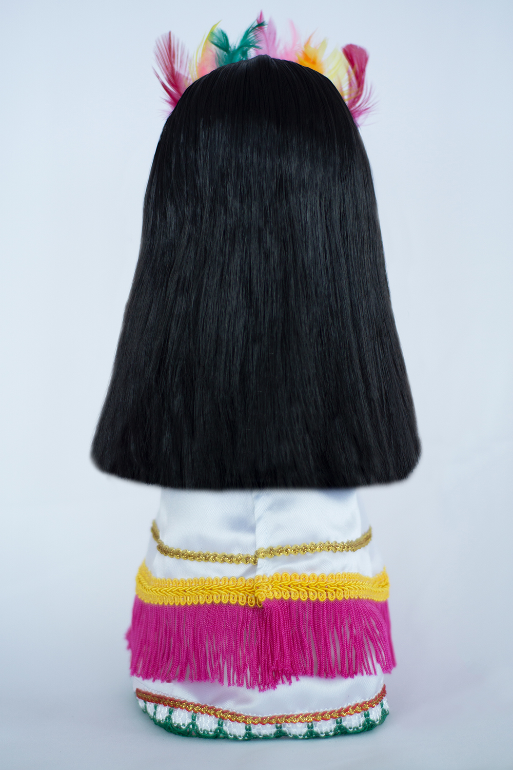 Eulalia Colecciones- Muñeca Mexicana Modelo Princesa Maya.  Pieza de colección de 38 cm. Hecha a Mano. Creación Original, variedad de colores en telas, detalles y accesorios.