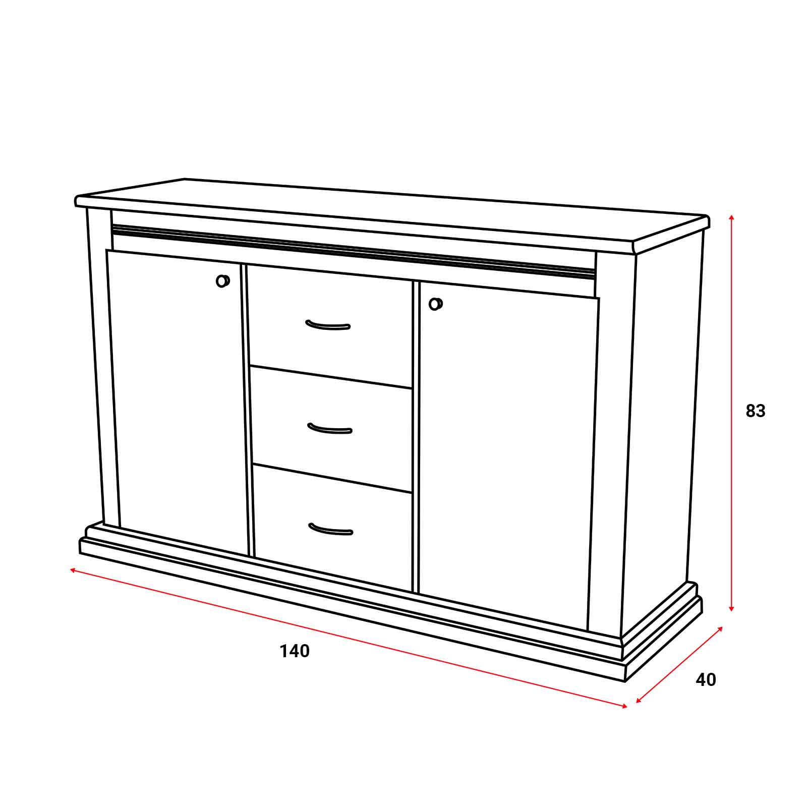 BUFFETERO KANSAS - COLOR GRIS MOBELO ENTREGA ÚNICAMENTE EN CDMX, QUERÉTARO, PACHUCA, TOLUCA Y SUS ÁREAS METROPOLITANAS