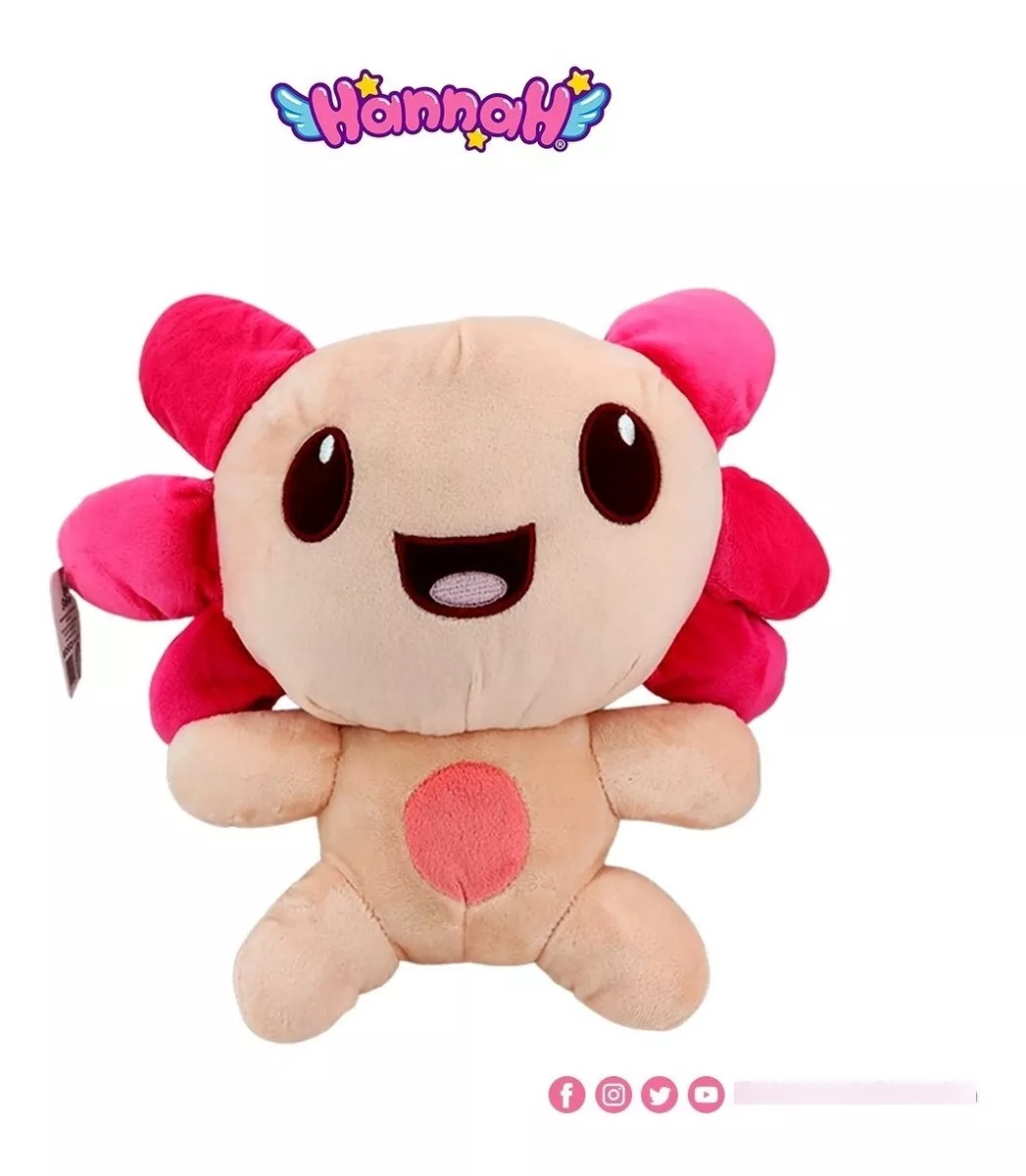 Ajolote Xoli Peluche Axolotl Original Hannah La Sirena