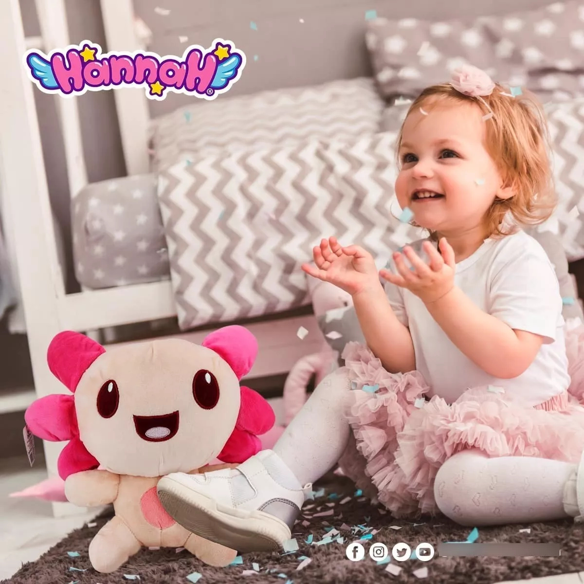 Ajolote Xoli Peluche Axolotl Original Hannah La Sirena
