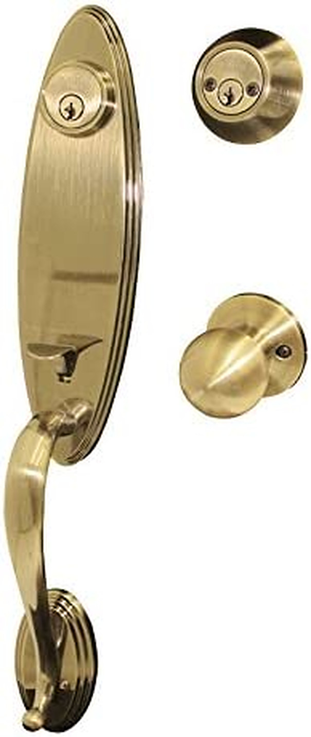 Cerradura de Gatillo Latón Antiguo Alabama Yale