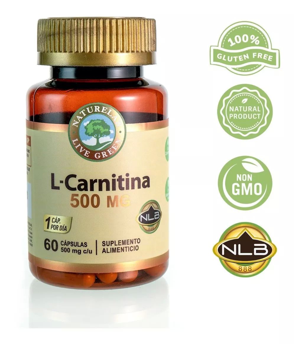 L-Carnitina - Minerales - 60 Cápsulas De 500mg- Naturelab Sin Sabo