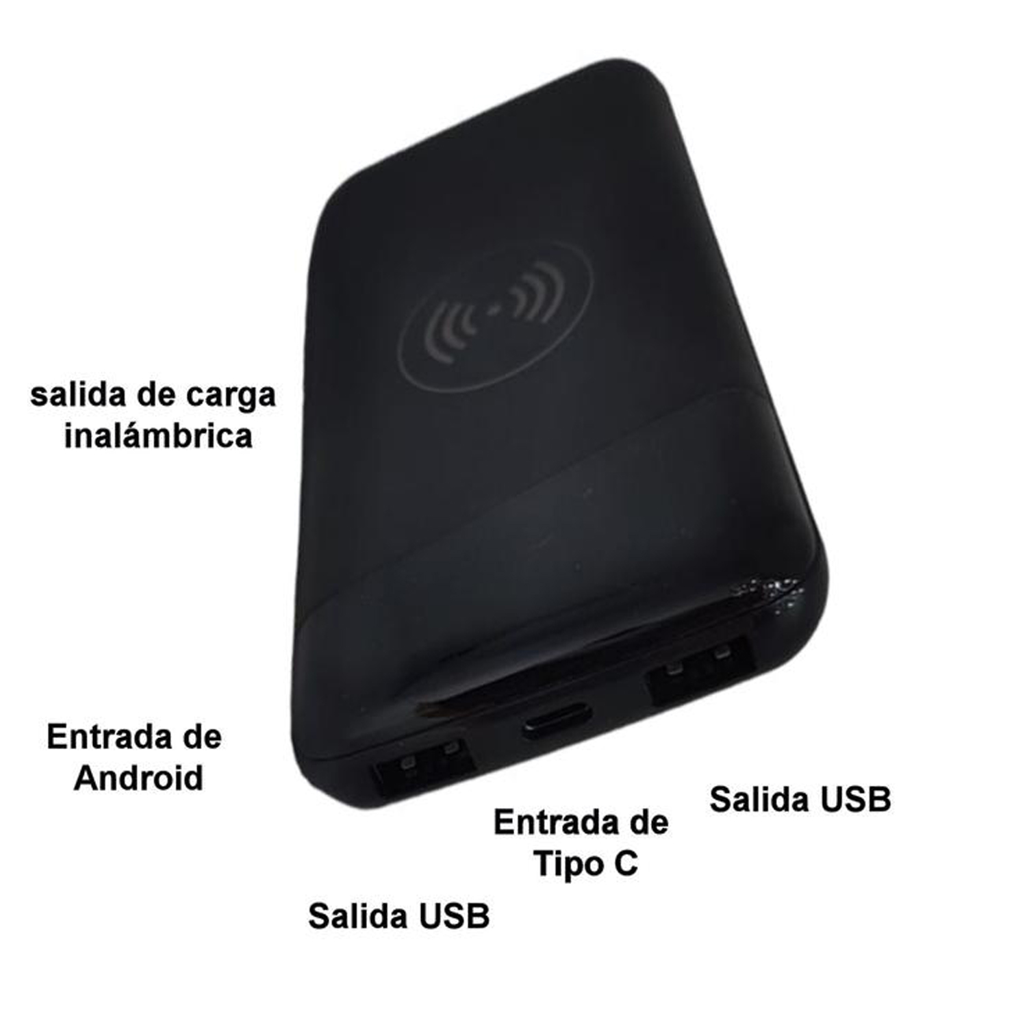 Wireless Power Bank Qi MXQPP-003-2 30000Mah Azul Salida Qi Inalámbrica, 1xUSB 2 Entrada USB Tipo C Cable USB Incluido,, Qi PowerPro