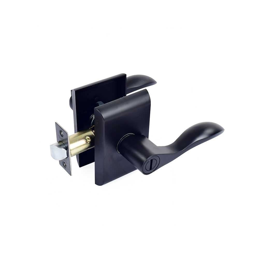 Cerradura de Manija Para Baño Yale MX89566 Lujan Negro
