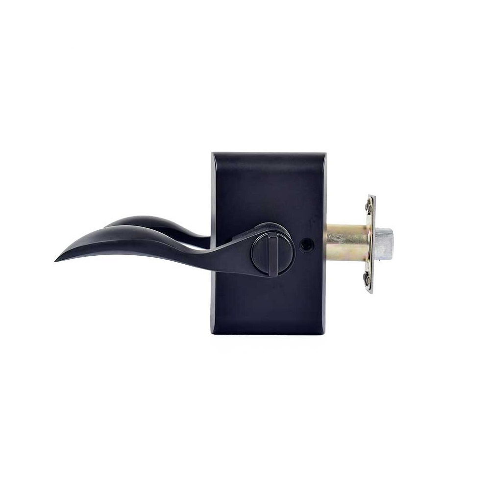 Cerradura de Manija Para Baño Yale MX89566 Lujan Negro