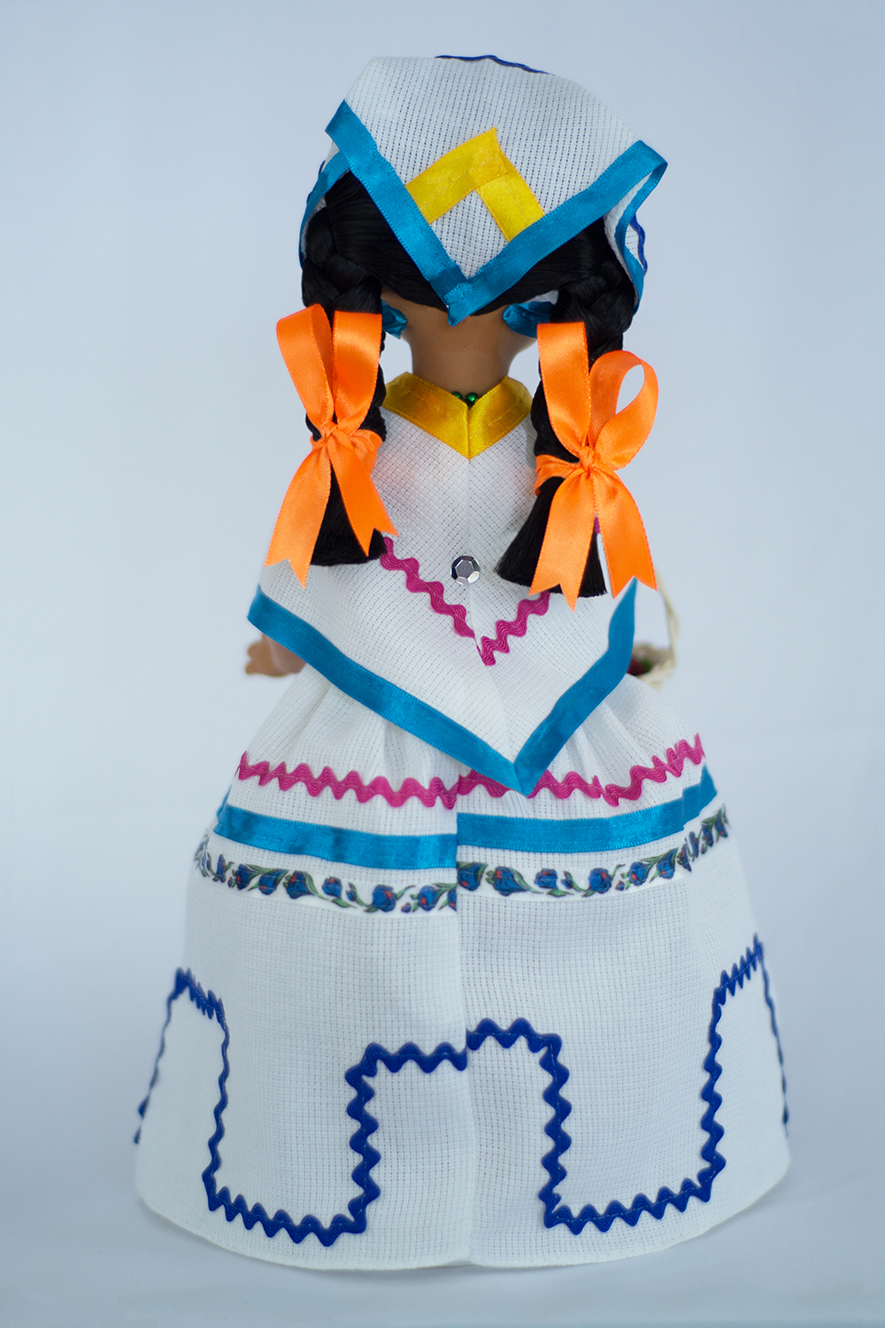 Eulalia Colecciones Muñeca Mexicana Modelo San Luis Potosí. Muñecas Típicas Mexicanas, México en bonitas muñecas, pieza de colección de 34 cm.