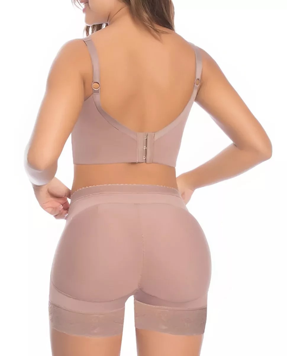 Fajas Colombianas Short Reductor Levanta Cola Control Abdominal De Regalo Pack 30 Unidades De Parches Slim Patch Para Adelgazar Reductores De Celulitis