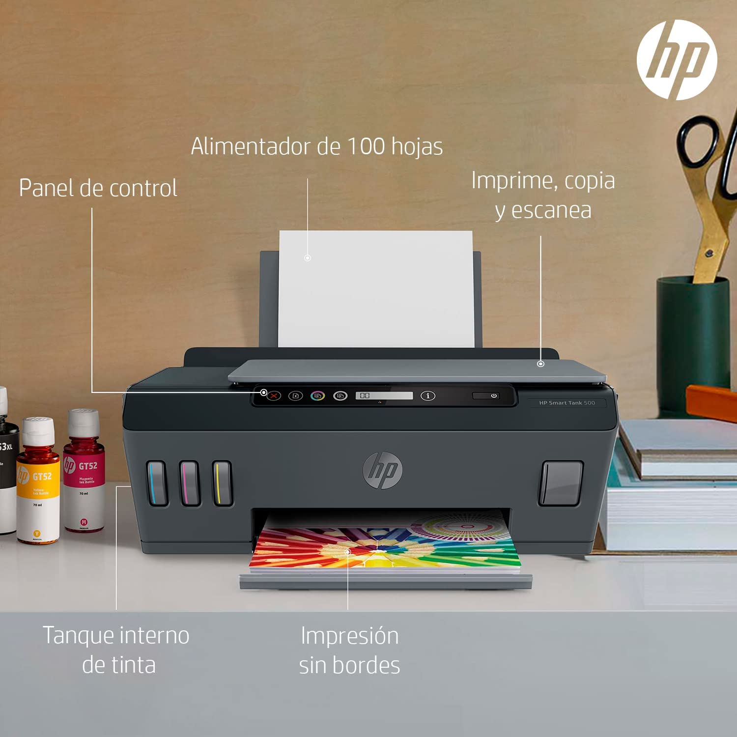 Multifunción Hp Smart Tank 515 A Color Wi-fi All In One 1TJ09A