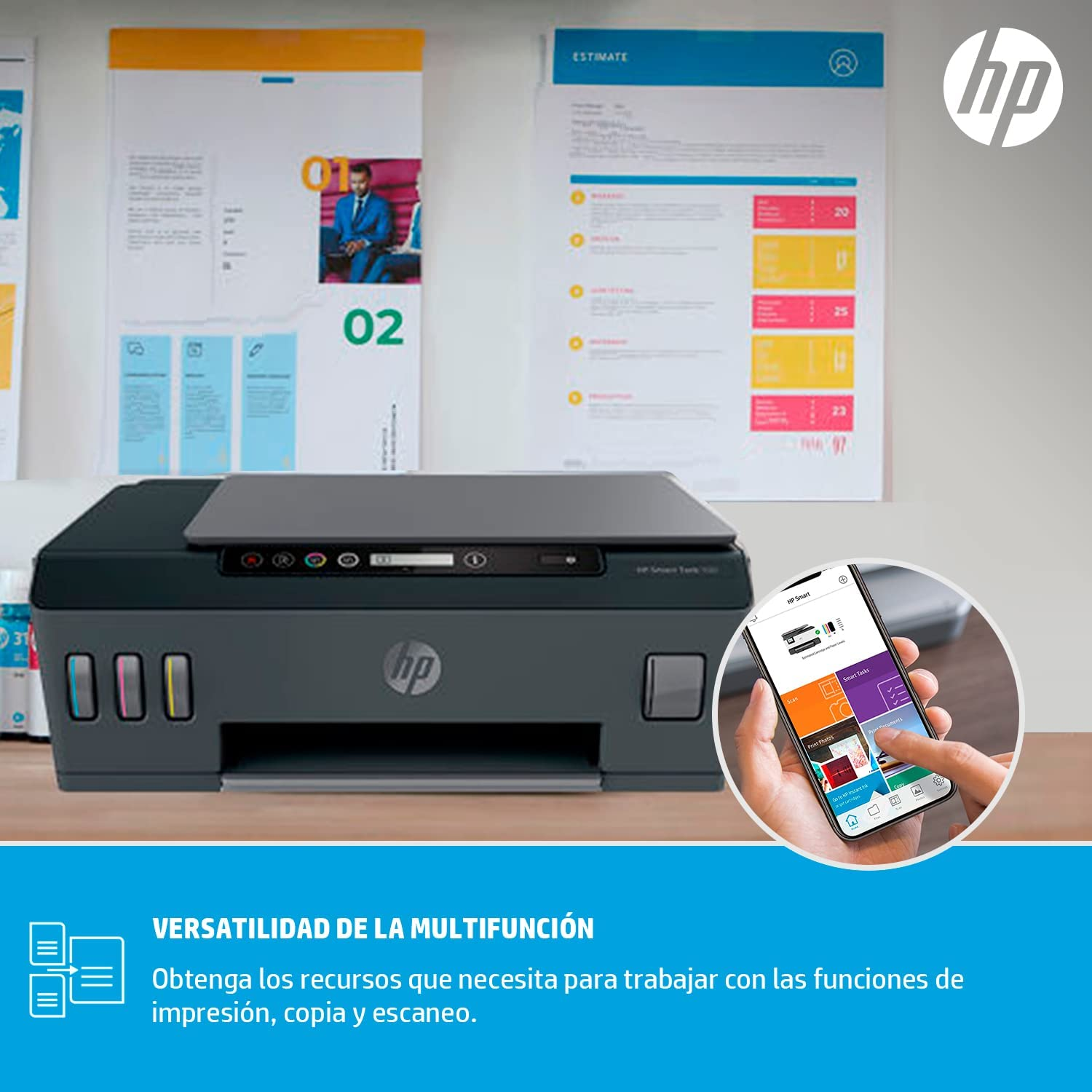 Multifunción Hp Smart Tank 515 A Color Wi-fi All In One 1TJ09A