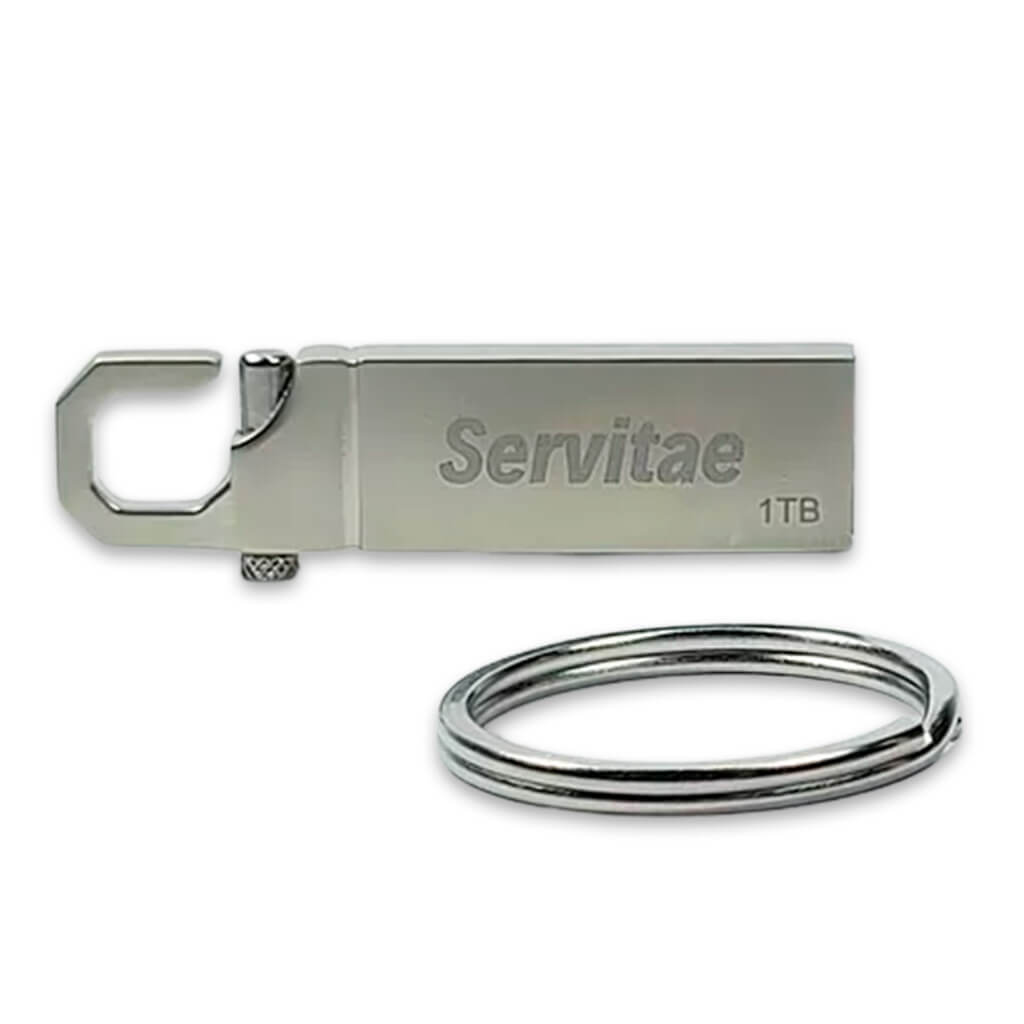 Memoria Usb 1tb Servitae Disco 1 Tera Flash Drive Llavero.