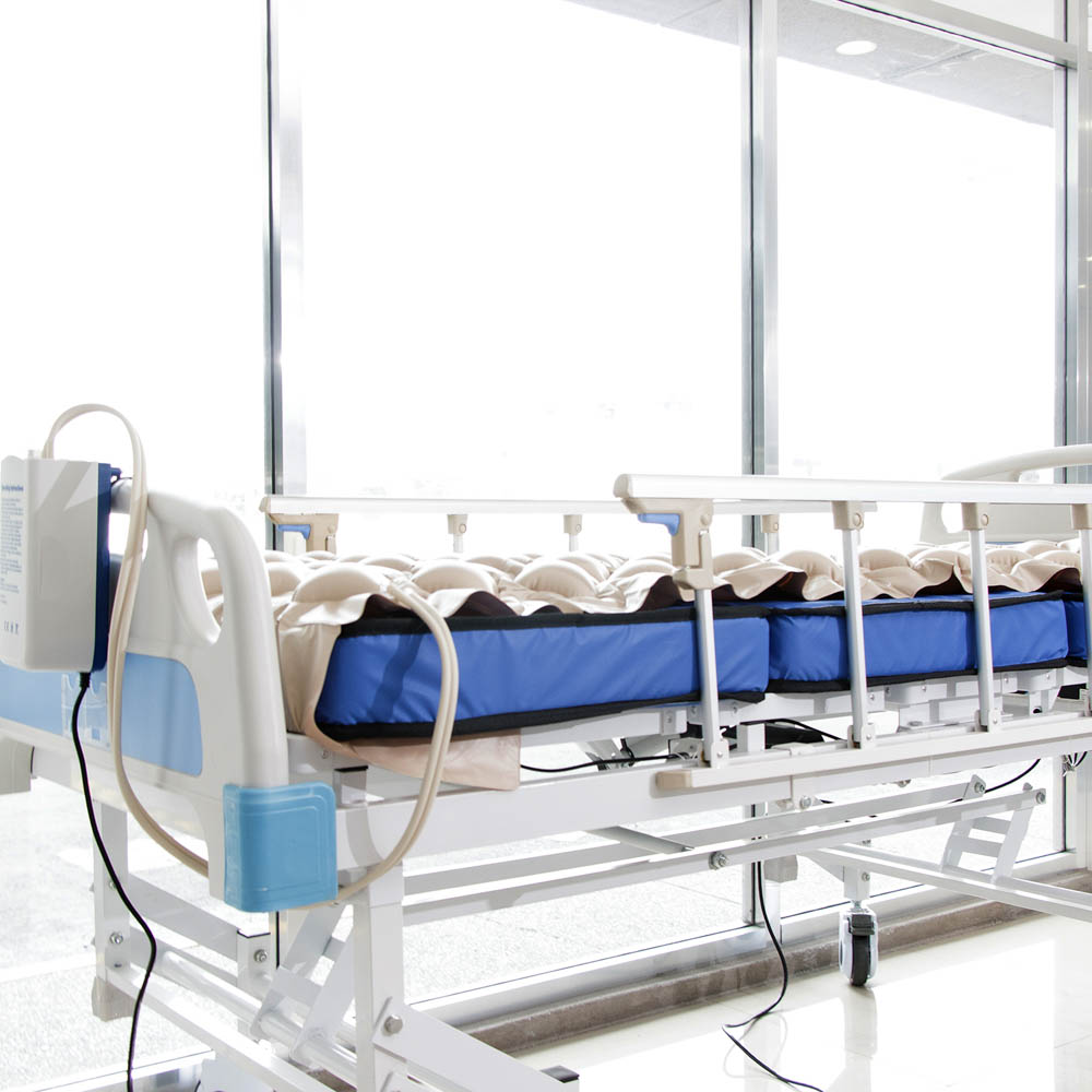 Cama Eléctrica De 6 Posiciones, Eléctrica Ajustable Con Portasueros y 3 Motores Eléctricos..