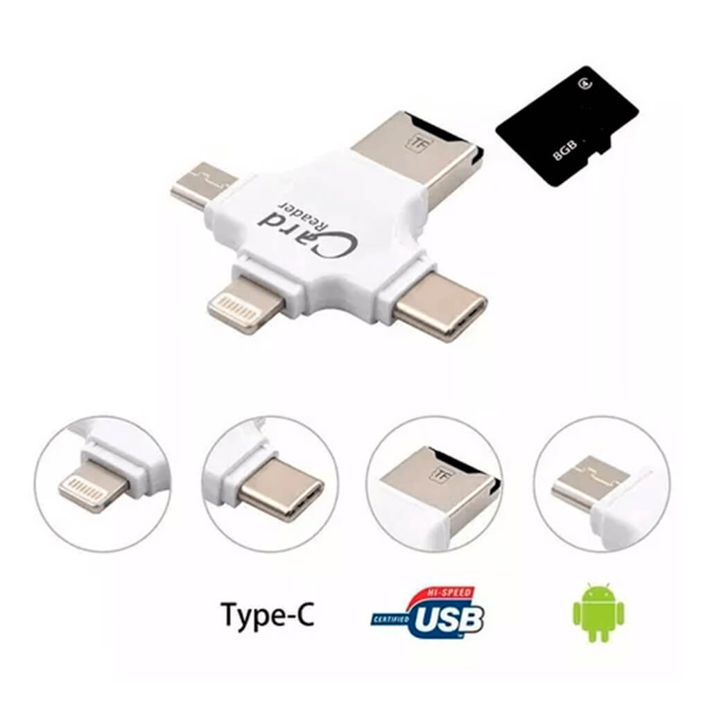 Memoria 1tb iPhone Android iPad Pc Usb-c Ios Microusb 1 Tera