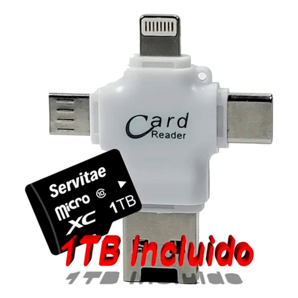 Memoria 1tb iPhone Android iPad Pc Usb-c Ios Microusb 1 Tera