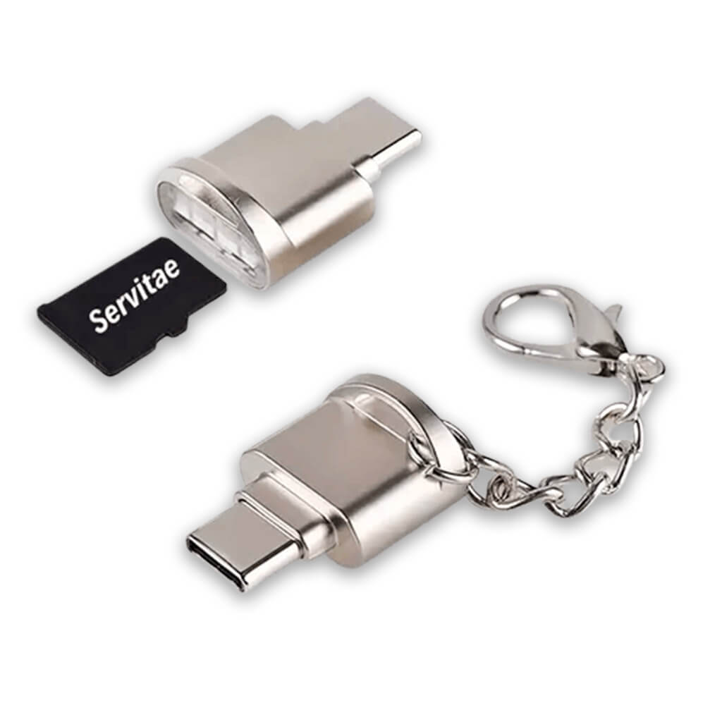 Adaptador Microsd A Usb-c Celular Tablet O Pc Servitae Otg