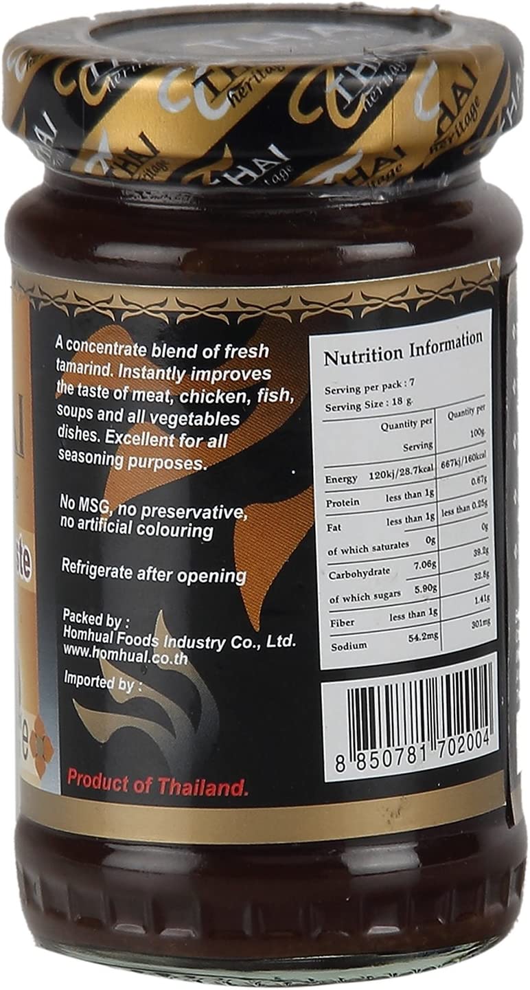 Pasta Líquida De Tamarindo Thai 110 G. Salsa De Tamarindo Paste lista para servir o dar un toque especial de Sabor