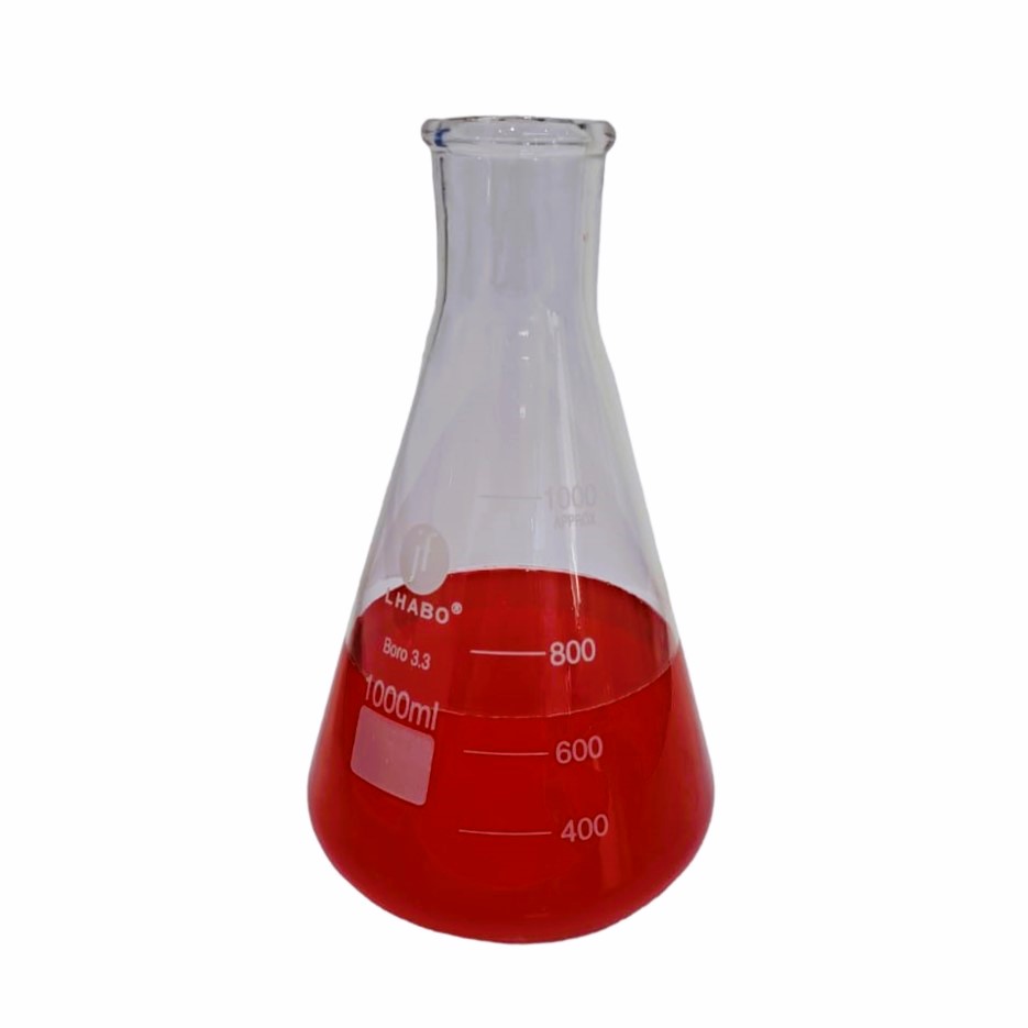 Matraz Erlenmeyer 1000 Ml Vidrio Jf Lhabo