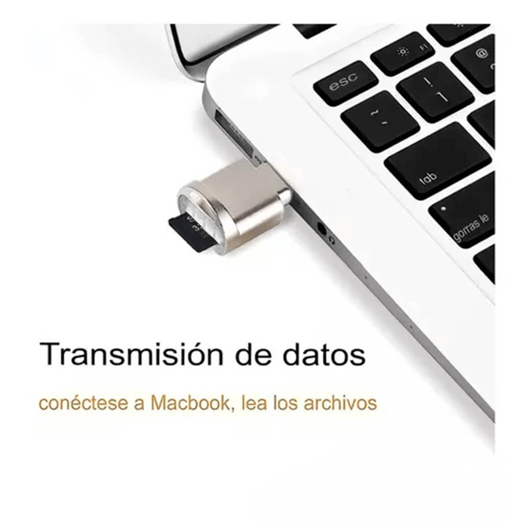 Adaptador Microsd A Usb-c Celular Tablet O Pc Servitae Otg