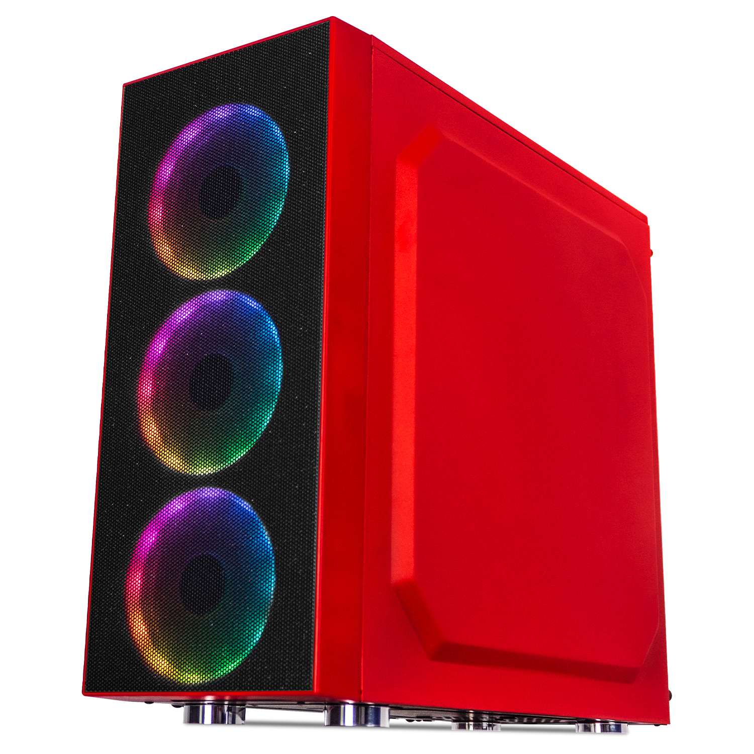 Xtreme PC Gaming AMD Radeon RX 6600 Ryzen 5 5600 16GB SSD 500GB Monitor 23.8 165Hz WIFI Red 