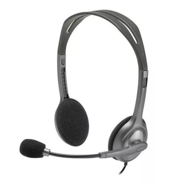 Auriculares logitech h650e - con micrófono - usb - negros