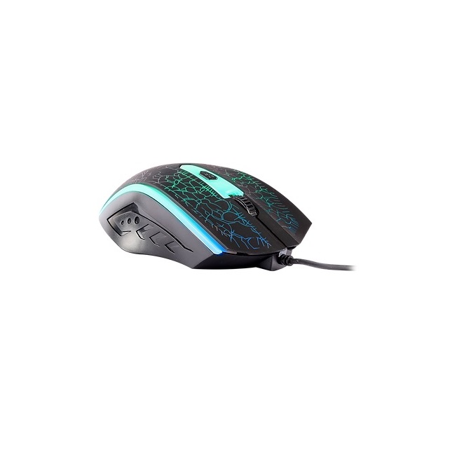 Mouse Gaming Naceb Na-592ne Rgb Negro Alambrico 1200dpi