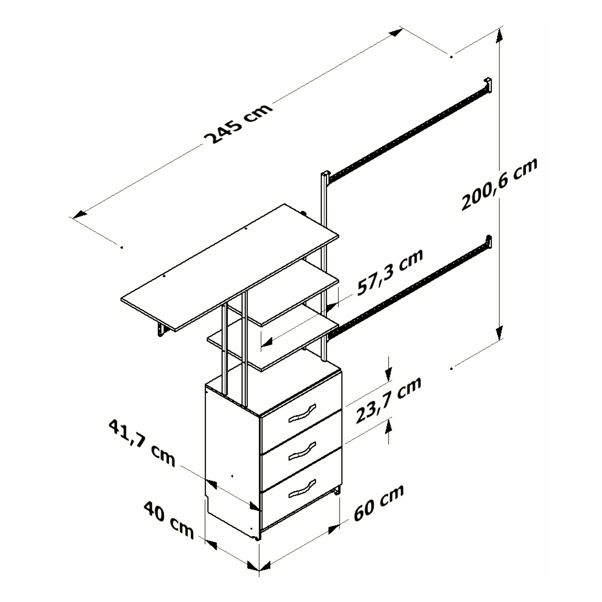 Closet Urbano Playcon Color Tzalam