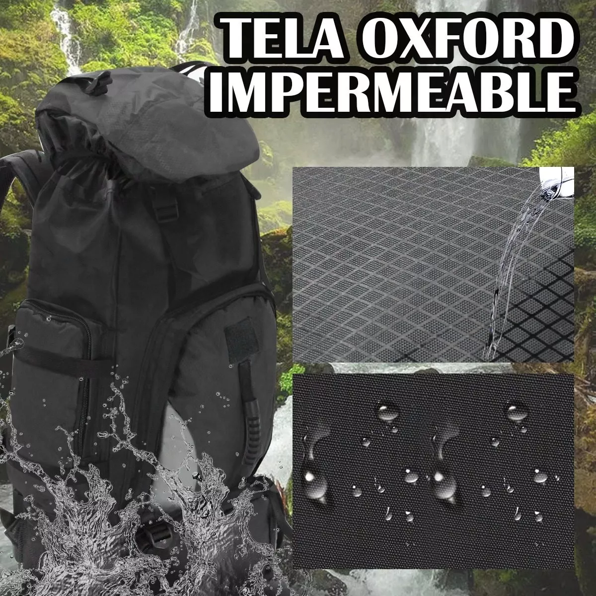 Mochila Al Aire Libre Para Senderismo Montañismo Maleta 80l