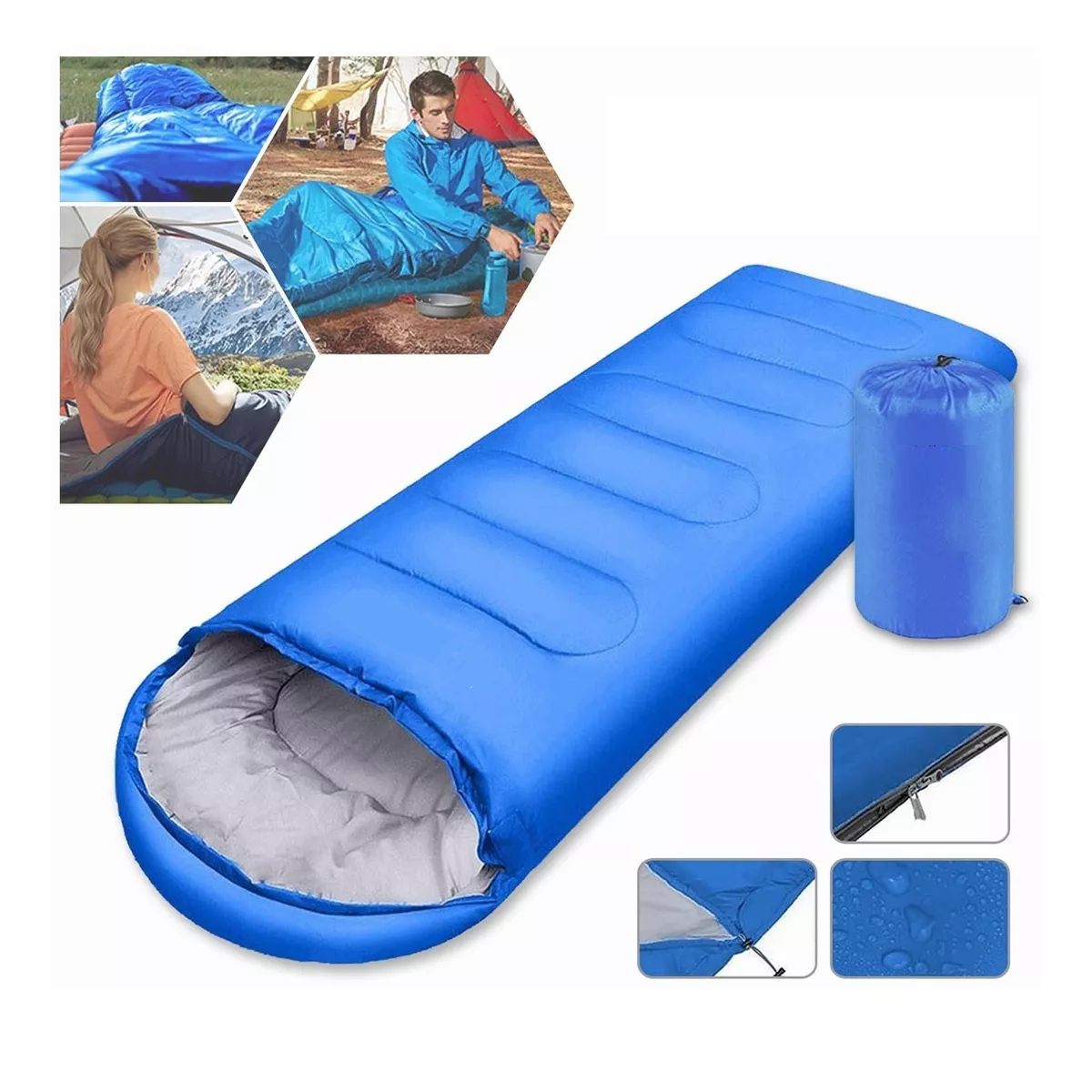 Bolsa De Dormir Transformable Ligera Y Camping Sleeping Bag