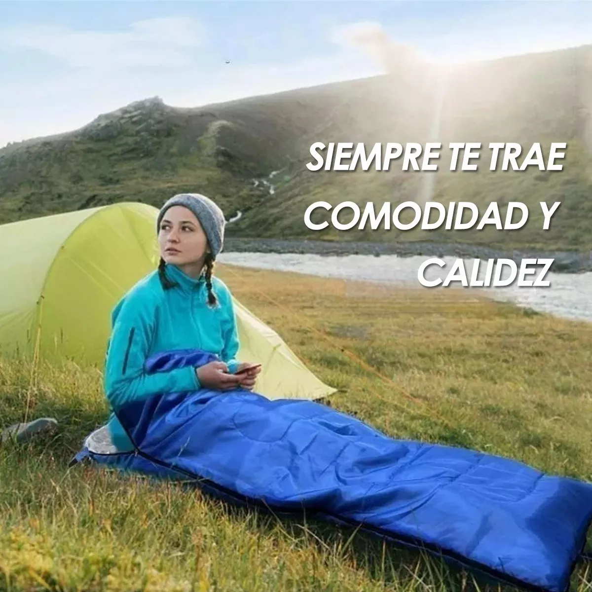 Bolsa De Dormir Transformable Ligera Y Camping Sleeping Bag