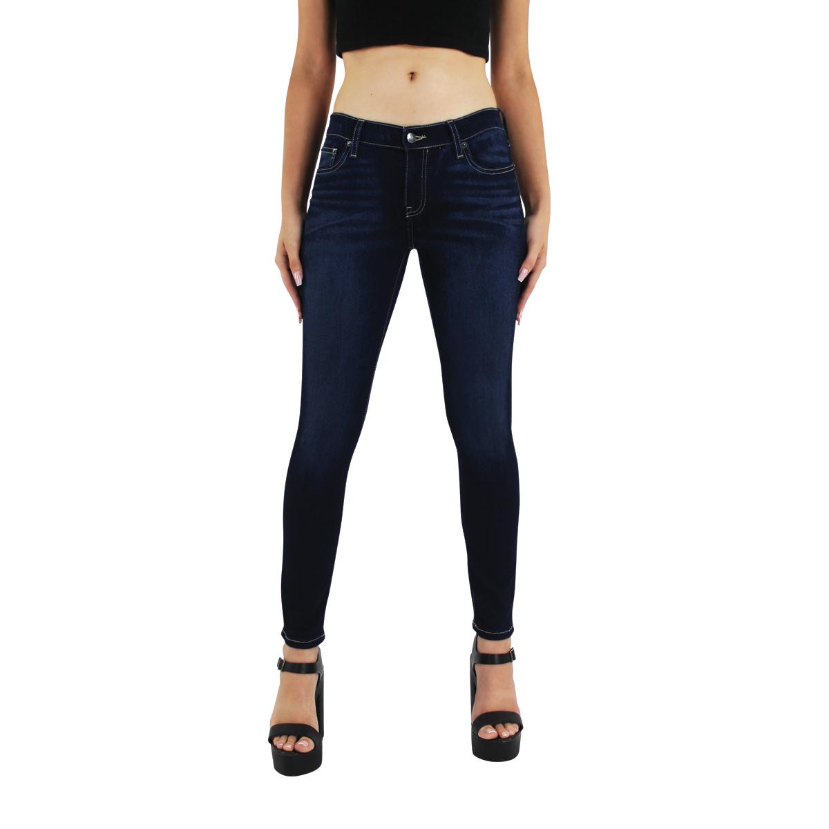 Jeans corte skinny online mujer