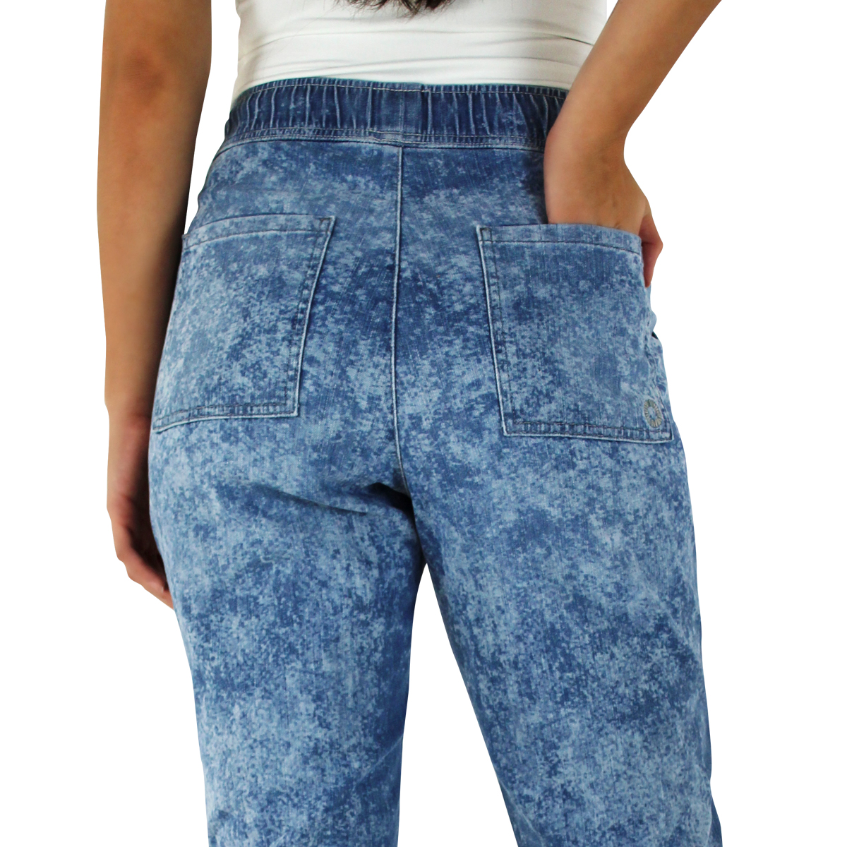 Jogger De Mezclilla Innermotion Azul Claro Estilo 1400 Para Mujer
