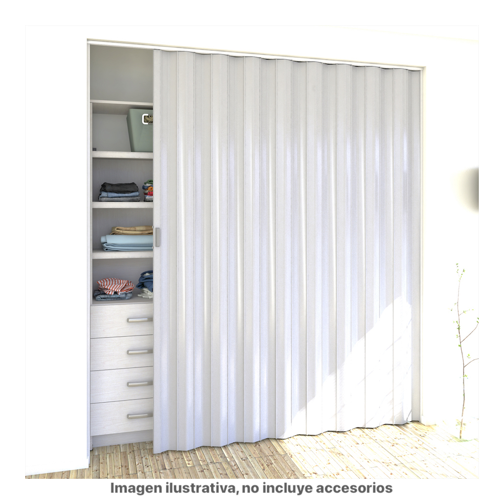 Puertas Plegables Grandes Playcon Color Blanco