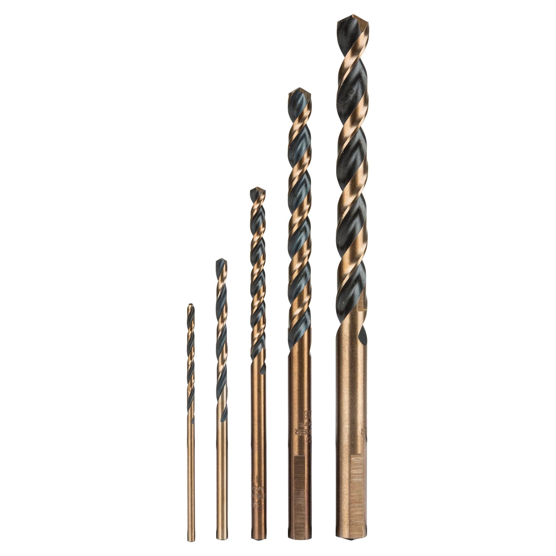 Juego de 5 brocas HSS para metal, Truper Expert 11394