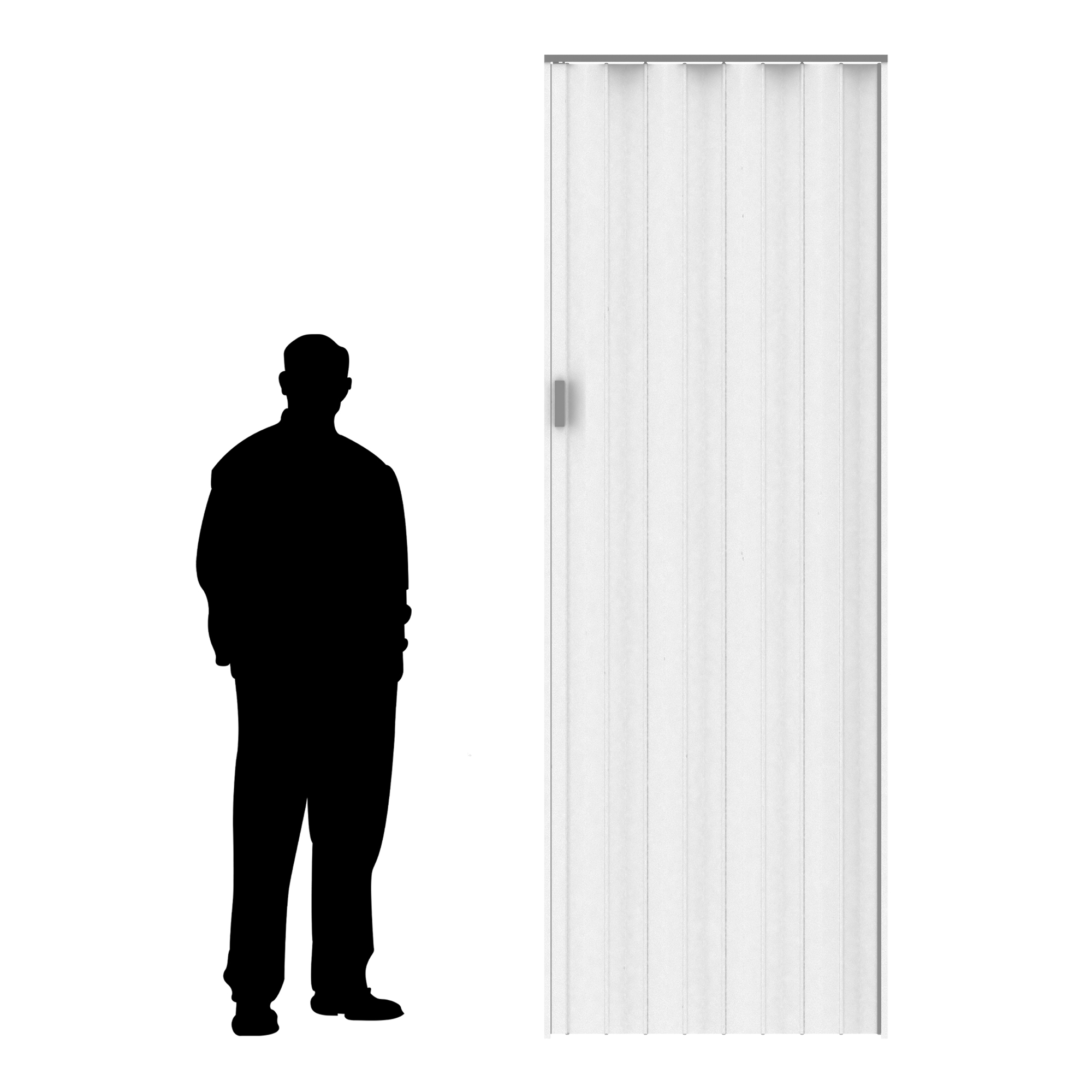 Puerta Plegable Mediana Playcon Color Blanco